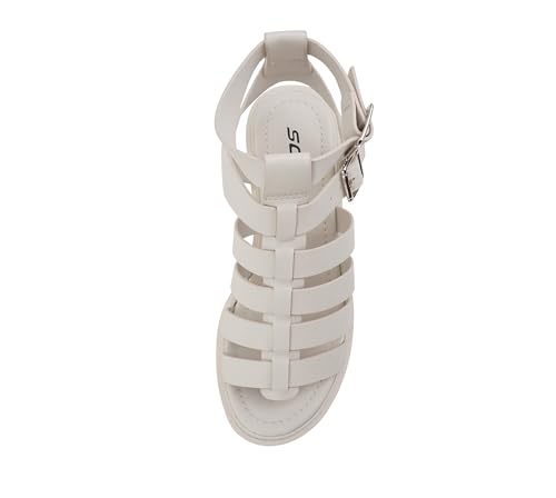 Image of Soda inchRebirth inch ~ Women Open Toe Fisherman Multi Strap Buckle Lug Sole Low Block Heeled Sandals