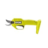 RYOBI Sécateur Sans Fil 18V ONE+ RY18SCA-0 – Coupe Jusqu’à 25 mm, Lame Acier, Sécurité Active – Taille Facile Branches et Rosiers – Batterie Non Incluse