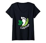 Damen Fußpflegerin Podologin Podologie Füße Fußpflege Geschenk T-Shirt mit V-Ausschnitt