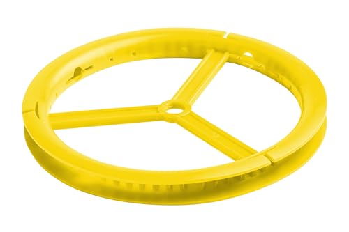 Plegadora de Pesca para Guardar los Aparejos de Pesca, Lote de 5 Unidades. (11,5cm, Amarillo)