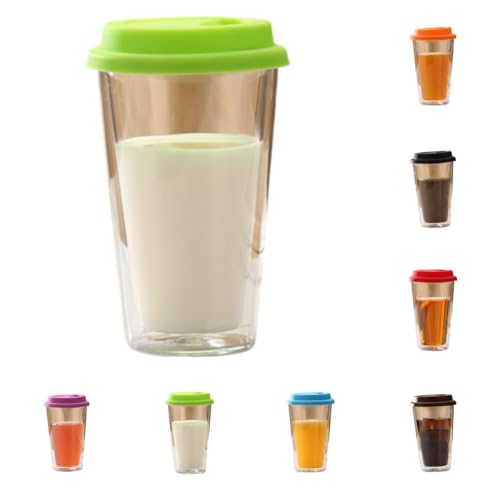 WNRJ �ϔM�K���X�R�[�q�[�J�b�v �W�t�� ��d�\�� �_�u���E�H�[�� �}�O�J�b�v �V���R���ی� ���� �J���t�� ��d�K���X �R�[�q�[ �g�� �W���[�X �J�t�F�H�� (350ml,�O���[���i2�j)