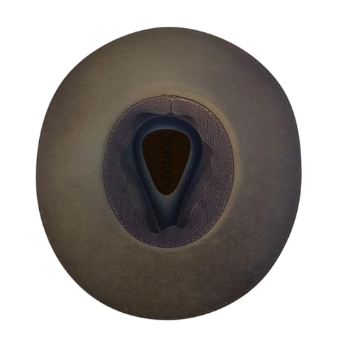 Chapeu Masculino e Feminino Gustavo Lima aba Reta 2.0 Feltro Aveludado Campeiros (BR, Alfa, GG, Cast