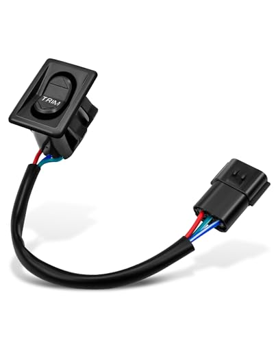 HZSIFU Outboard Power Trim Tilt Switch Fit for Mercury Outboard 25-400HP 1999-Up, Replace 87-8569901 87-896620001 87-8M0042300, Bottom Rear Cowl Trim Tilt Switch