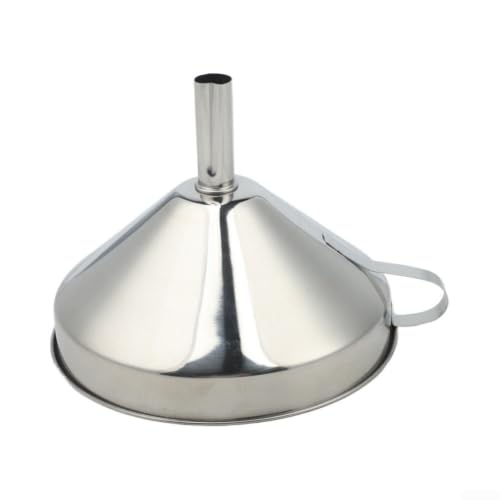 Embudo de acero inoxidable para conservas caseras y llenado eficiente de botellas XL