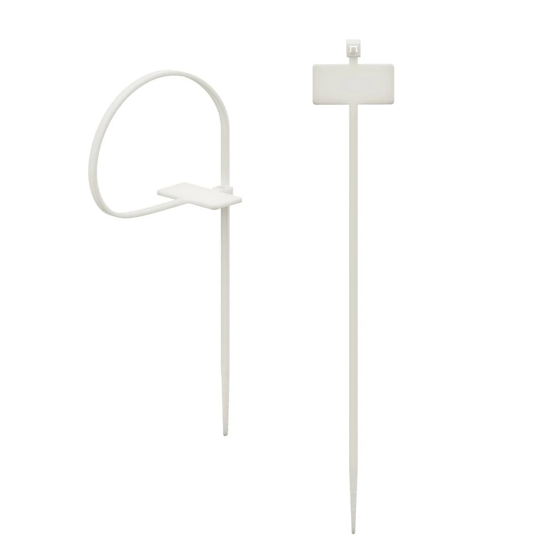 Hama Cable Ties with Text Box, Model 221003, 98 mm, Natural, 25 Pieces