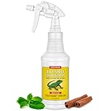 LizzAway Lizard Shoo Spray - Plant-Based Lizard Repellent for Outdoors & Home - Gecko, Skink, & Reptile Deterrent - Gecko Repellent Spray to Keep Lizards Off Porch, Patio, Garden & Driveway