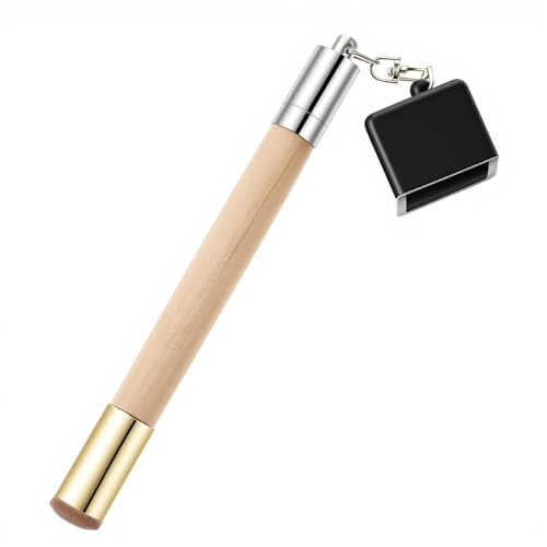 Quilax 2 in 1Pool Chalk Holder, Square Pool Cue Chalk Holder and Cue Tip Pricker, 2 in 1 Billiards Accessories, Portable, Lightweight, Made of Wood and ABS