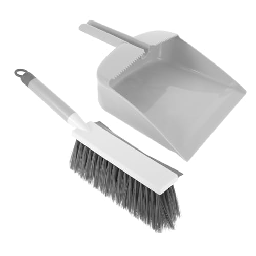 STOBAZA Dustpan and Brush Set Small Cleaning Kit Essential for Home Car and Office