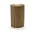 3/4" x 2 1/4" x 4" Clear Superior Grade Alder & Knotty Premium Grade Alder Outside Radius Corner Base Block Bullnose - Fits 3/4" Radius, Trim Molding (12, Clear Alder)