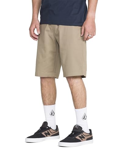 Image of Volcom Men's Vmonty Stretch 22 Chino Shorts - Casual Everyday Wear, Relaxed Fit