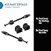 TRQ Front Suspension Kit Sway Bar Bushing Set Sway Bar Stabilizer Link Compatible with 2009-2010 Dodge Ram 1500 2011-2018 Ram 1500 2019-2022 1500 Classic