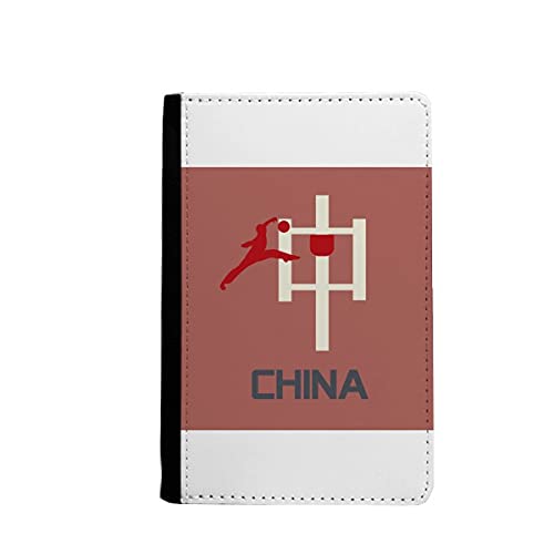 China Sports Basketball Jump Funda para Pasaporte Clip para Pasaporte Cartera Tarjeta de Viaje Paquete Regalo Regalo