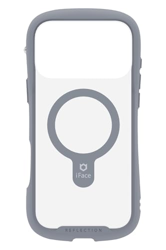 iFace MagSafe 対応 Reflection iPhone 17 Pro Max ケース MagSynq クリア 強化ガラス (グレー)【アイフェイス アイフォン17プロマックス 用 スマホケース iphone17promax カバー マグセーフ