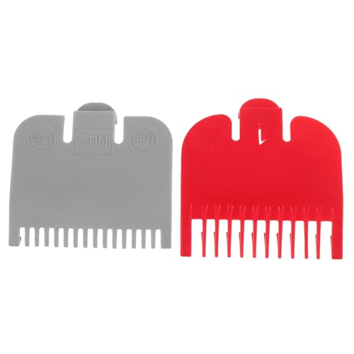 Beaupretty 2個 バリカン専用 犬の爪切り ハイライト ネズミの 尾の櫛 ボ ラバー ガイドコームアタッチメント 猫の毛づくろい トリマーブラシ 充電式 プラスチック