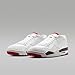 Air Jordan 4 RM Men's Shoes (FQ7939-102, White/Black/Neutral Grey/Varsity Red) Size 13