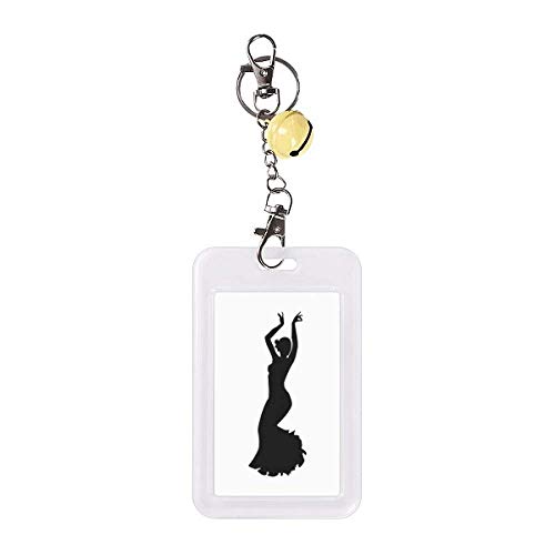 Funda para tarjetas Performance Dancer amarilla con diseño de danza folclórica