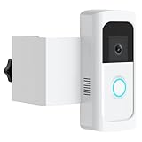 Anti-Theft Video Doorbell Mount, Doorbell Door Bracket No Drilling Compatible with Video Doorbell 2/ (2020 Release)/ Battery Doorbell Plus/Pro for Houses, Apartments, Rentals (White)