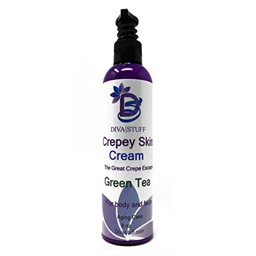 Diva Stuff Crepey Skin Body & Face Cream with Hyaluronic Acid, Alpha Hydroxy
