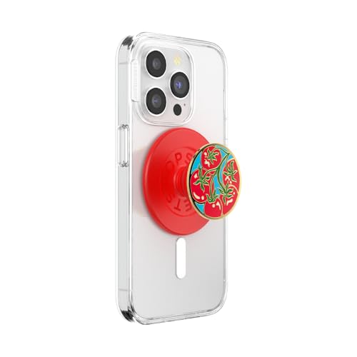 Image of PopSockets Phone Grip for MagSafe, Magnetic Holder, Phone Stand - Tomato Rosso