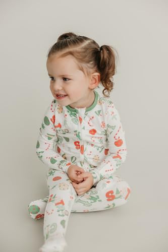 Image of Copper Pearl Baby Zip-Up Footie Pajamas - Soft Stretchy Sleep and Play Footies for Boys and Girls