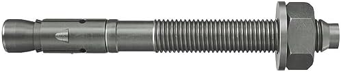 fischer FAZ II Plus 20/60 R Heavy Duty Anchor Made of Stainless Steel with High Load Capacity, Anchor Bolt for Fixings Heavy Loads and Steel Structures, Seismic & ETA Approval