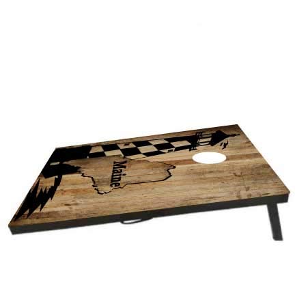VictoryStore Cornhole Games - State of Maine Cornhole Bag Toss Game - Maine Bag Toss