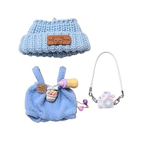 OptiPlay Vêtements Pour Poupées 17cm - Jupes, Pinces à Cheveux Et Accessoires Mignons Pour Cadeaux Enfants
