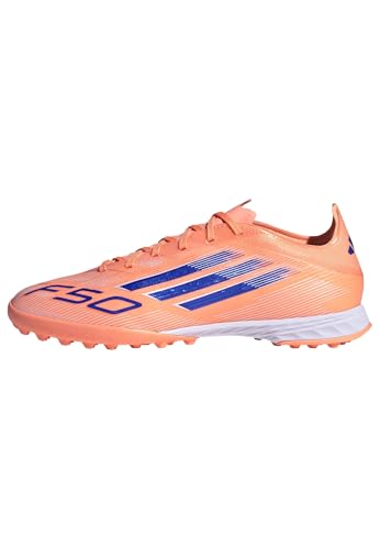 Adidas Unisex-Adult F50 Pro Turf, Beam Orange/Lucid Blue/White, 10
