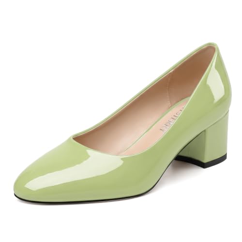 Image of SKYSTERRY Women's Low Heel Dress Pumps Shoes 2 Inch