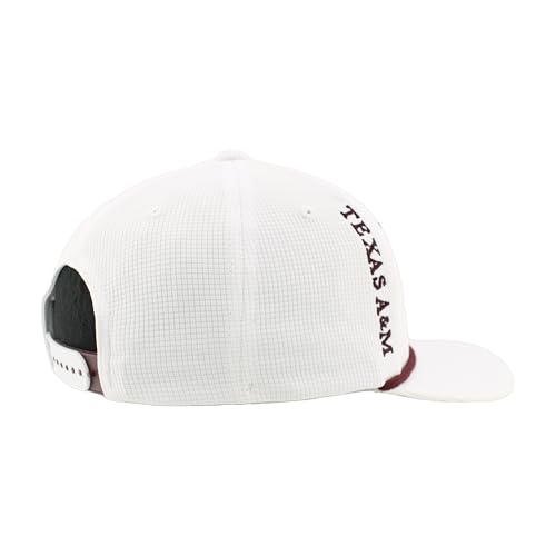Casquette rope hat NCAA blanche aux finitions soignées style vintage