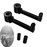 Sevomie 2pcs Universal Bow Buddy Hanger Headrest Mount, Archery Bow, Compound Bow Gear Hanger for Cars, Secure Vehicle Storage Organize (Black)