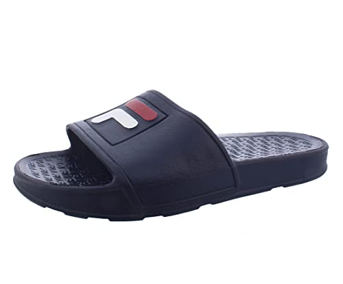 Fila Men's Sleek Slide Bx Shoes Navy/Red/White 12