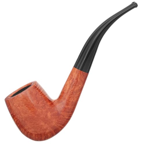 Savinelli Pipes Siena Collection 9mm Drilling - European Design Wood Briar Pipe Handmade in Italy (Brown 606 KS)