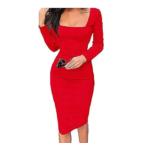 Carolilly vestido de manga larga para mujer Cover