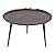 Kate and Laurel Alessia Modern Round Metal Coffee Table