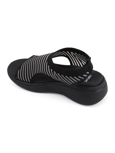 Image of Carlton London Women's Knitted Slip-On Wedge Sandals
