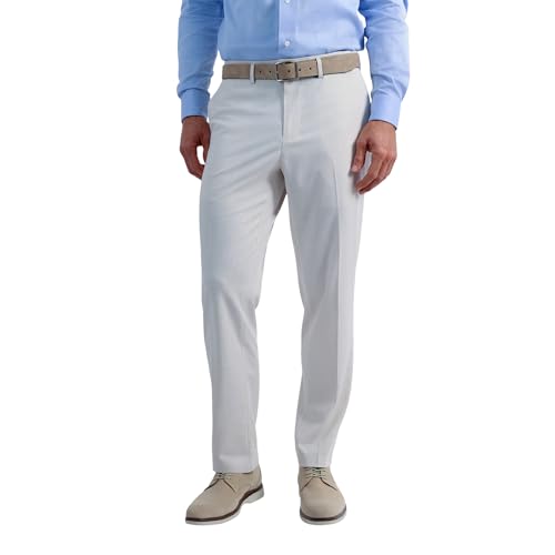 Pantalon homme Haggar slim fit en sergé chiné élégant