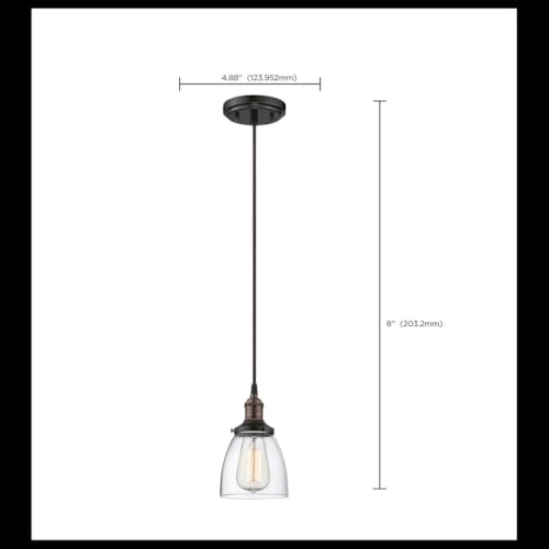 Image of Nuvo Lighting 60 /5405 Vintage Incandescent One Light Pendant Polished Nickel