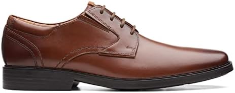 Clarks Men's Clarkslite Low Oxford, Tan Leather, 10 | Image 1