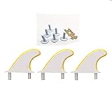 Tamaño: 4,5 pulgadas WULE-RYP Las Aletas de Surf Junta Blanda Aletas Aletas Surf Propulsor Softboard Aletas for el Surf Deportes acuáticos (Color : White)