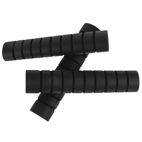 SHERCHPRY Almohadillas Antideslizantes para Barra de Dominadas Set de 3 Piezas Espuma Portátil Negra Funda Extraíble y Lavable Accesorio para Entrenamiento de Fuerza y Barras