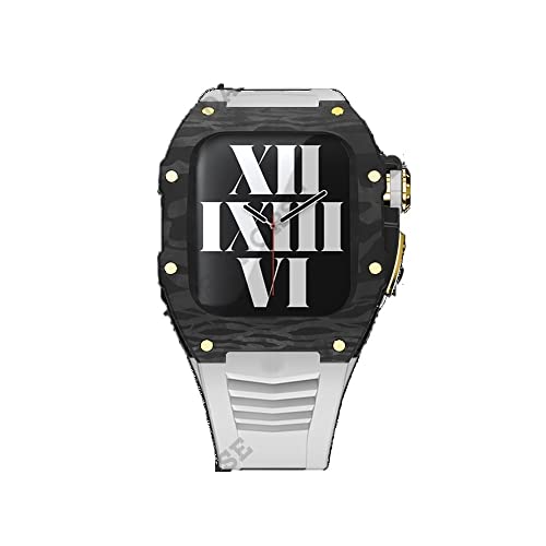 Kit modification fibre de carbone Apple Watch 8 45mm et iWatch 7 6 SE 44mm