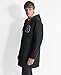 DKNY Men's Water Resistant Hooded Fashion Cold Weather Jacket, Black