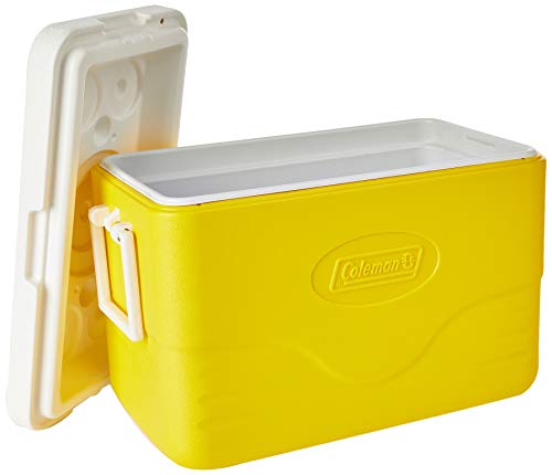 Caixa Térmica 28 QT (26,5 L), 36 Latas, Coleman, Amarelo