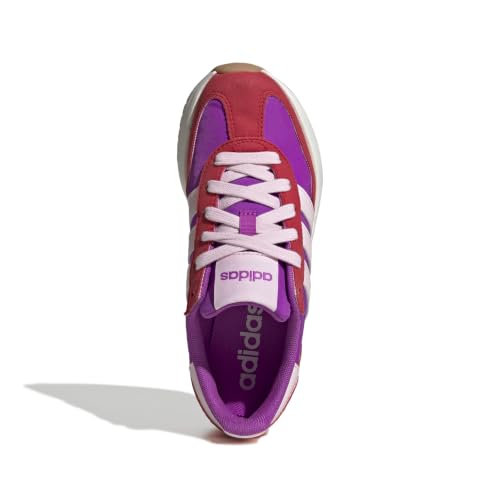 adidas Adidas Unisex-Kids Run 70s 2.0, Purple Burst/Clear Pink/Better Scarlet, 3.5