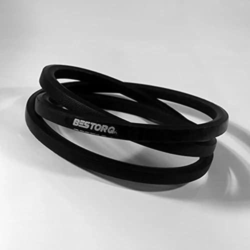 Image of BESTORQ AA85 Rubber V-Belt, Wrapped /Hex, Black, 87 inch Length x 0.5 inch Width x 0.42 inch Height