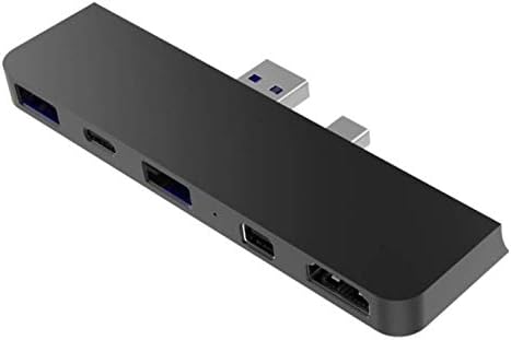 HyperDrive - USB-C Hub for Surface PRO - 5-in-2 for Microsoft Surface Pro 4/5/6 - HDMI 4K60Hz, USB-C 5Gbps, 2 x USB-A, MiniDP 4K60Hz - Black