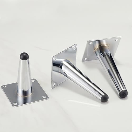 Patas de mesa de 12cm cromadas para renovar el estilo de tu sofá o mueble de salón 8