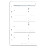 Compact Address/Phone Pages by Franklin Covey