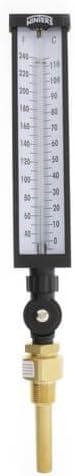 3-1/2" TIM Industrial 9IT Thermometer w/Aluminum Case (30°F to 240°F & 0°C to 115°C)